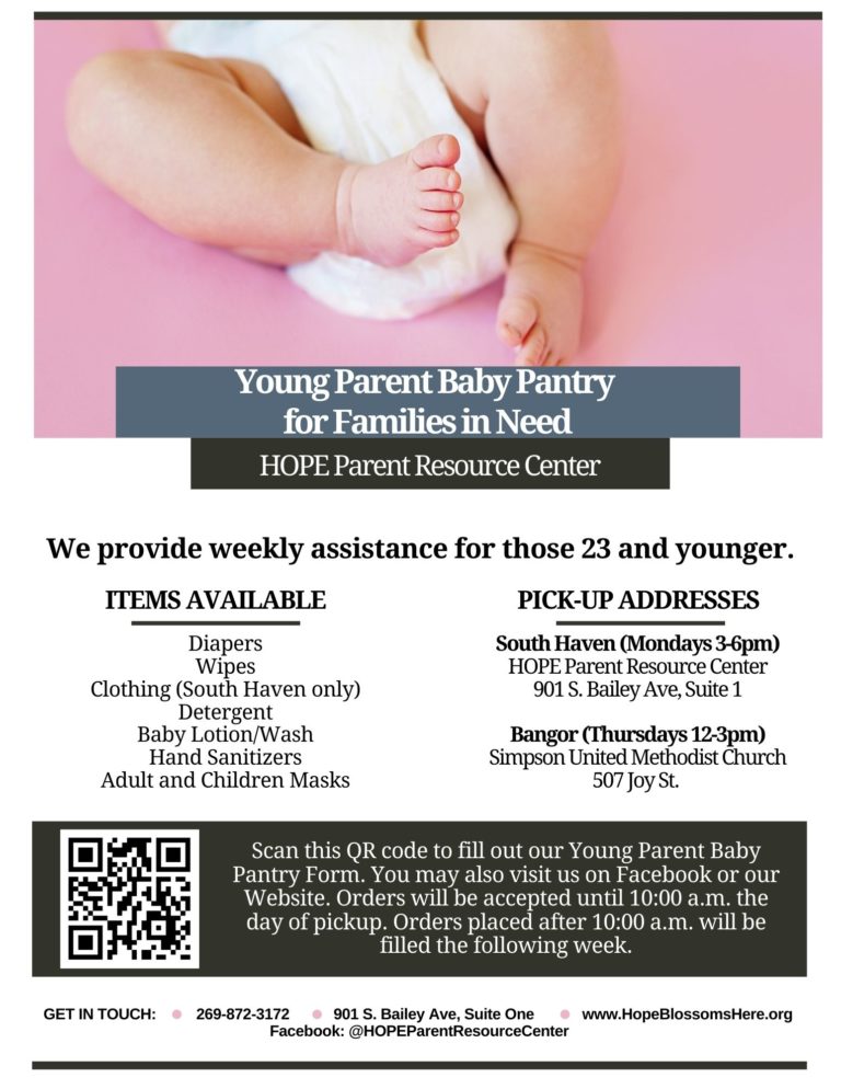 Young Parent Baby Pantry Flyer